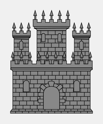 Castle Triple Towered