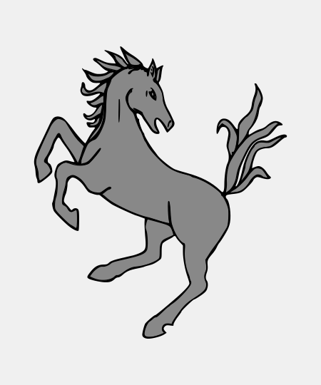 Horse Rampant Reguardant