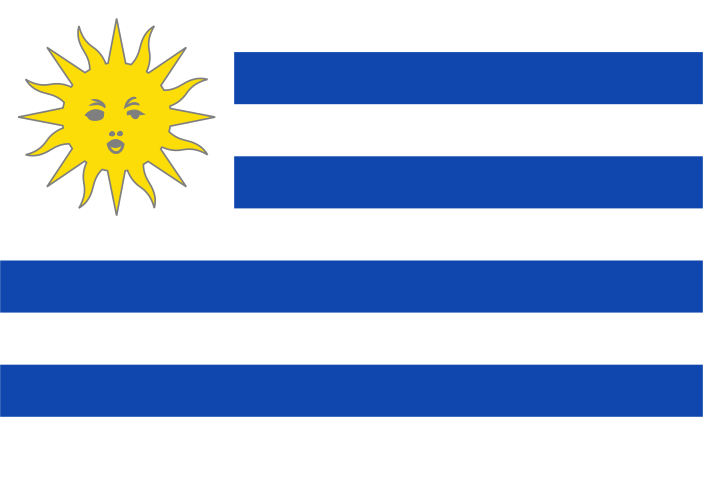 Uruguay - Pabellón Nacional (Uruguayan National Flag)
