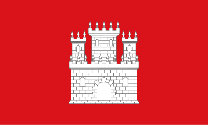 Landesflagge von Hamburg