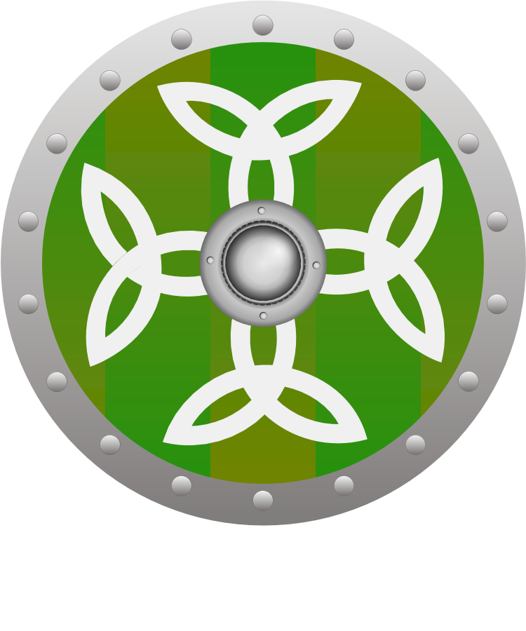 Carolingian Knot viking shield