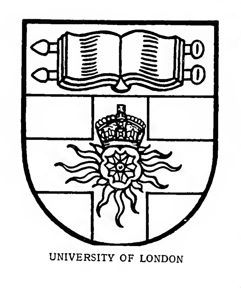 UNIVERSITY OF LONDON.